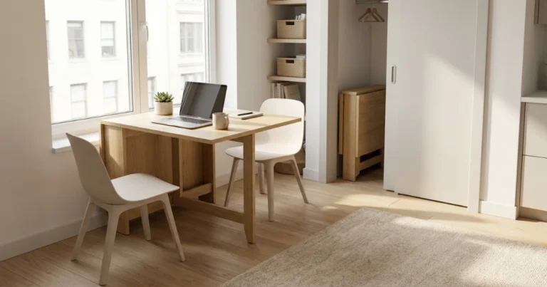 space saving foldable tables