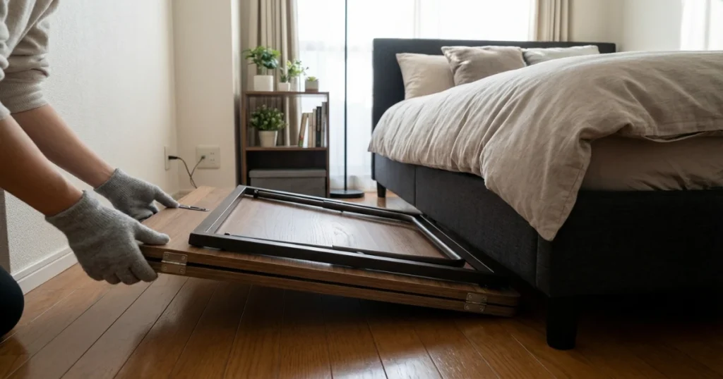 space saving foldable tables