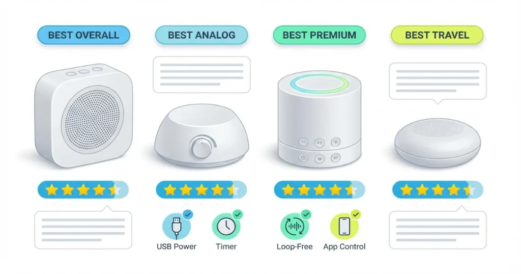 Best White Noise Machines for Apartment