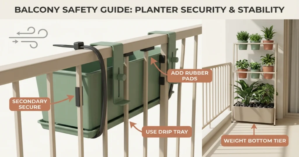 Small Balcony Upgrades Using No-Damage Planters & Railings (2026 Renter Guide)