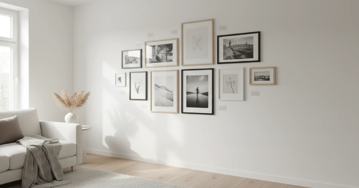 6 Easy Ways to Hang Art Without Nails (Renter-Friendly)