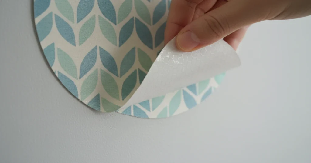 Peel and stick wall decorations