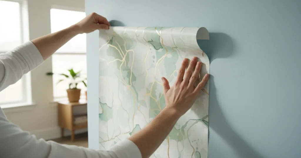 Peel and stick wall decorations