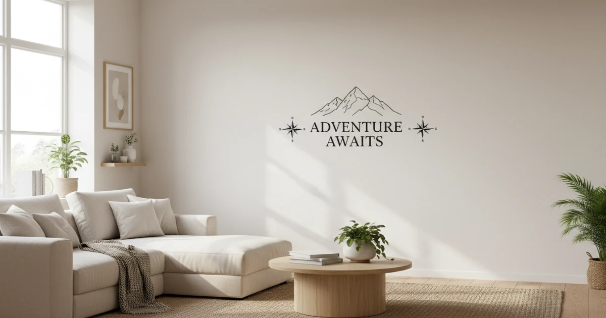 Customizable wall decor stickers