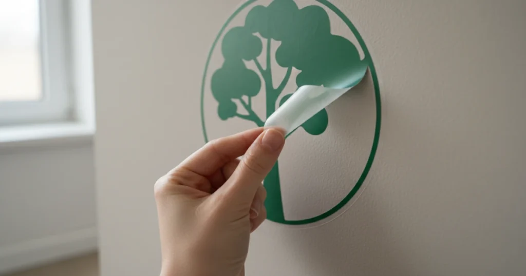 Customizable wall decor stickers