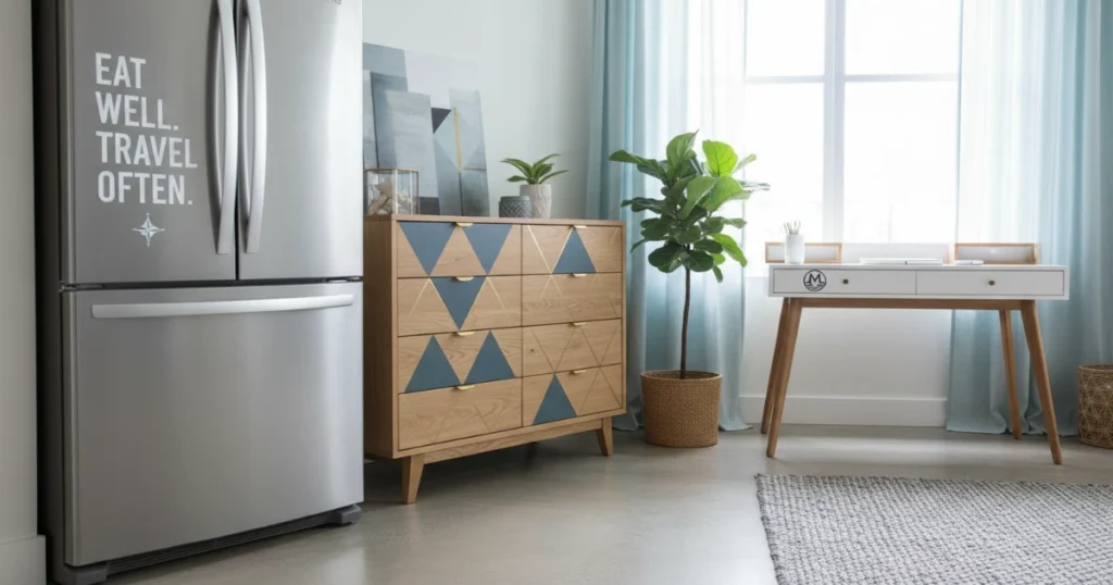 Customizable wall decor stickers