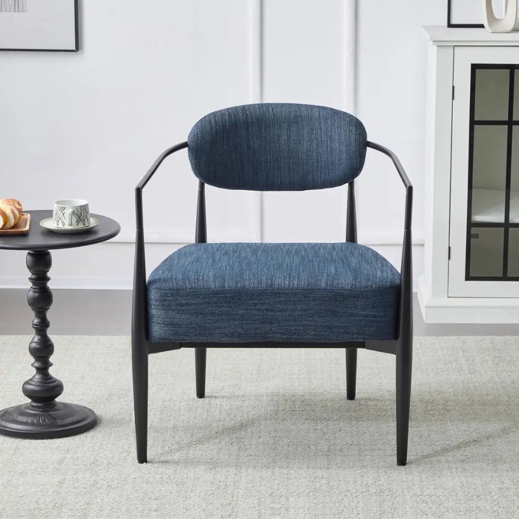 Christopher Knight curved accent chair