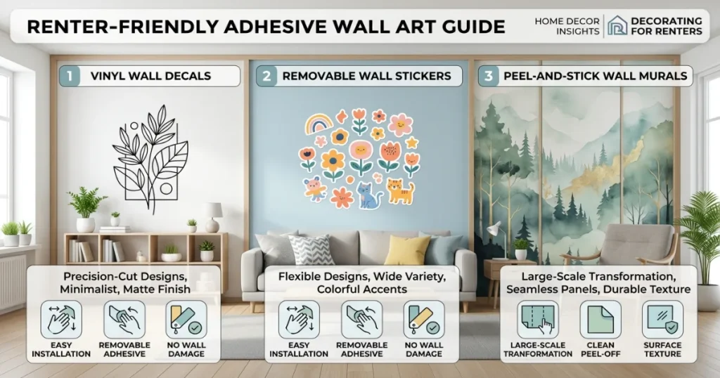 adhesive wall art