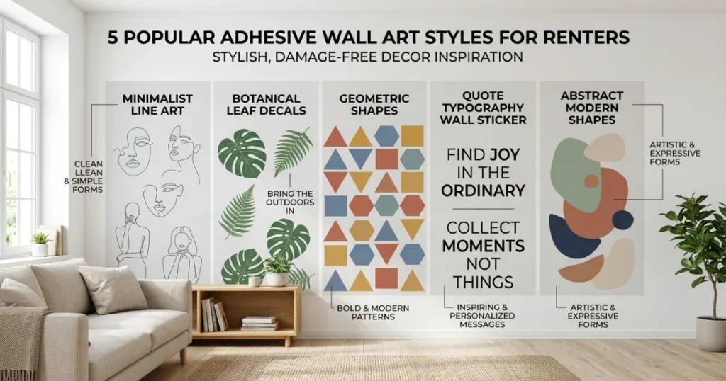 adhesive wall art