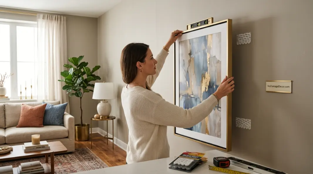 Best Adhesive Products for Hanging Heavy Art Without Wall Damage