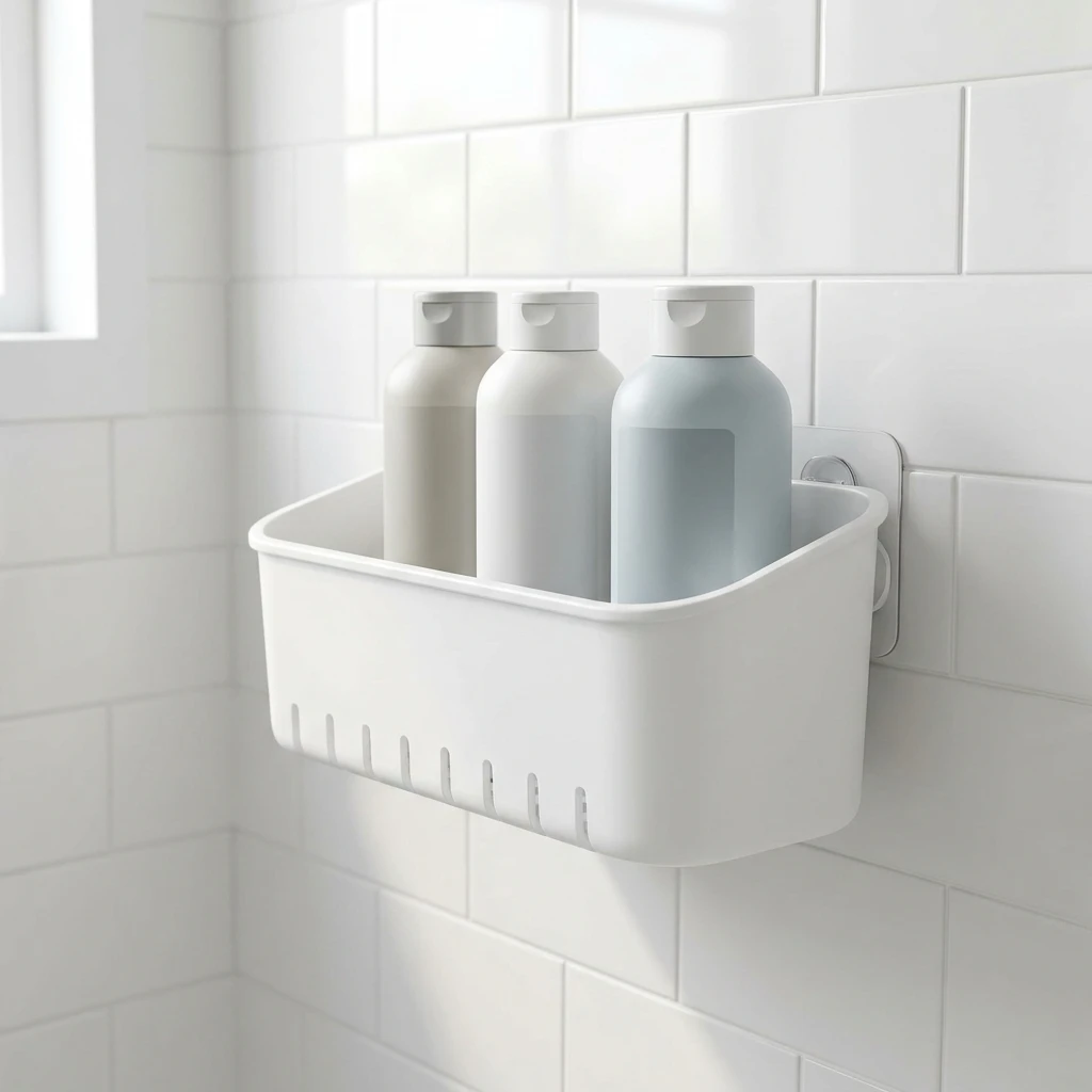 Command Bath Shower Caddy BATH11 with water-resistant mounting strips