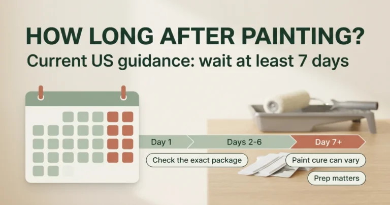 how long after painting can you use command strips