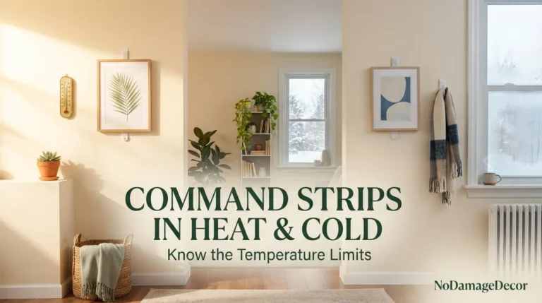 command strips temperature limit