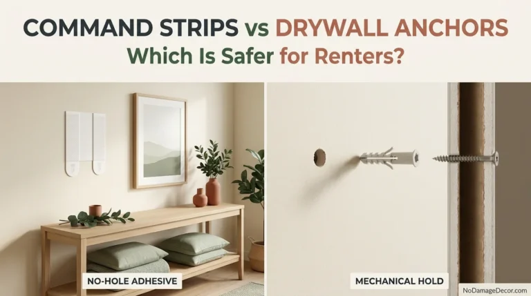 command strips vs drywall anchors