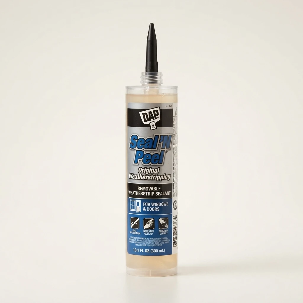 DAP Seal 'N Peel original removable weatherstripping clear cartridge