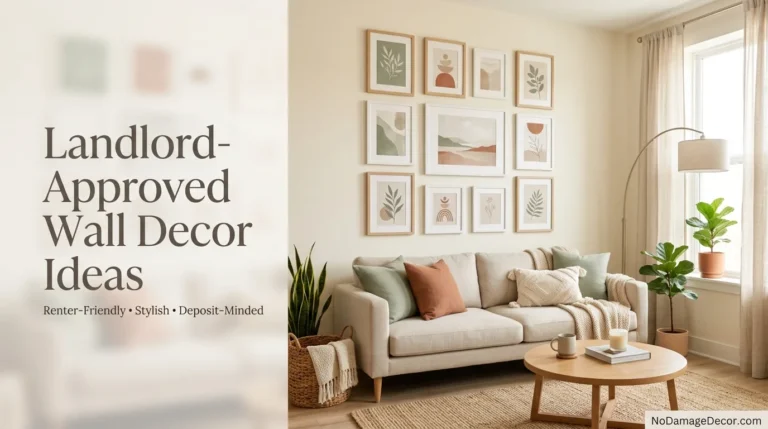 landlord-approved wall decor ideas