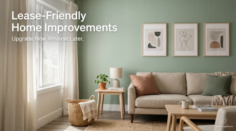 lease-friendly home improvement ideas