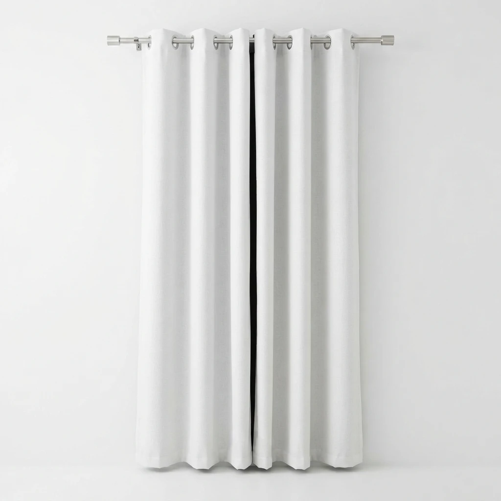 NICETOWN white blackout curtain panels 52 by 84 inches shown as the verified two-panel product.
