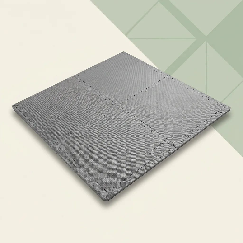 ProsourceFit Puzzle Exercise Mat six interlocking EVA foam tiles product
