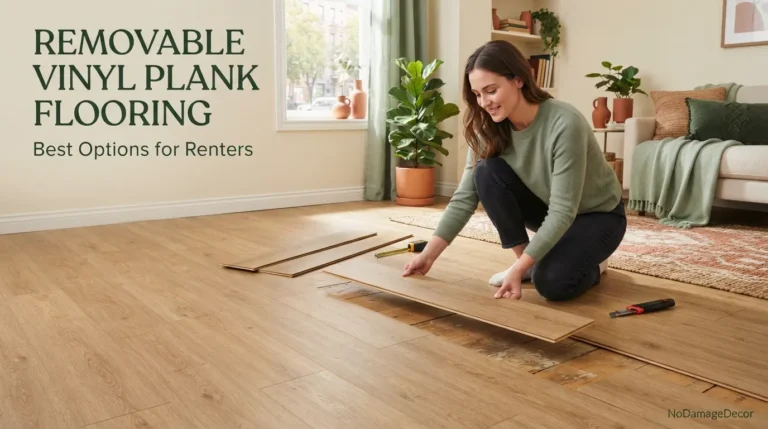 removable vinyl plank flooring for renters