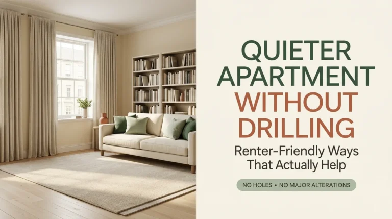 Soundproof an apartment Without Drilling