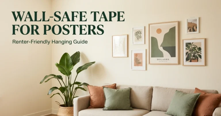 wall safe tape for posters