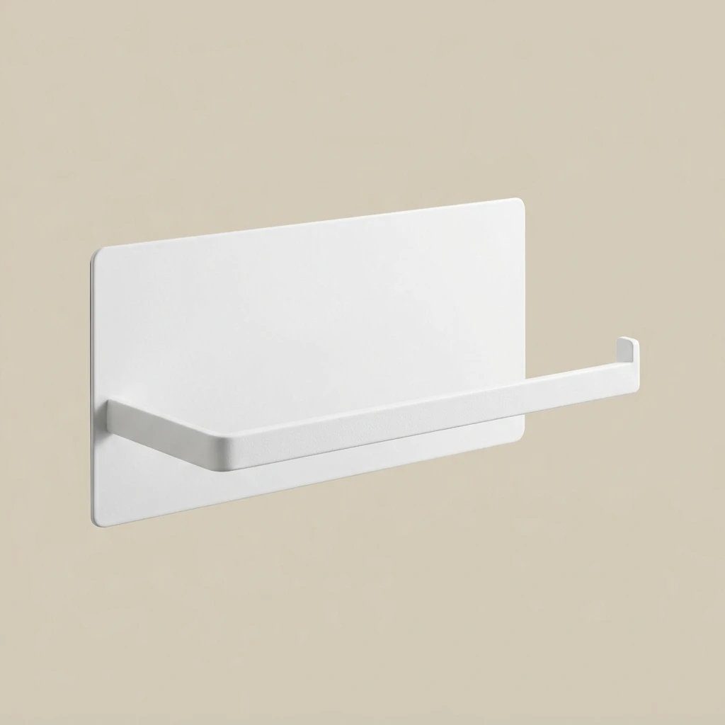 Yamazaki Home Plate Magnetic Paper Towel Holder model 3416 in white