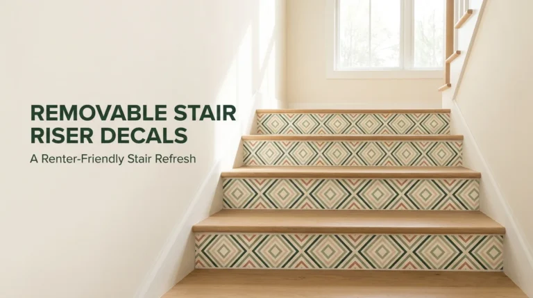 removable stair riser decals